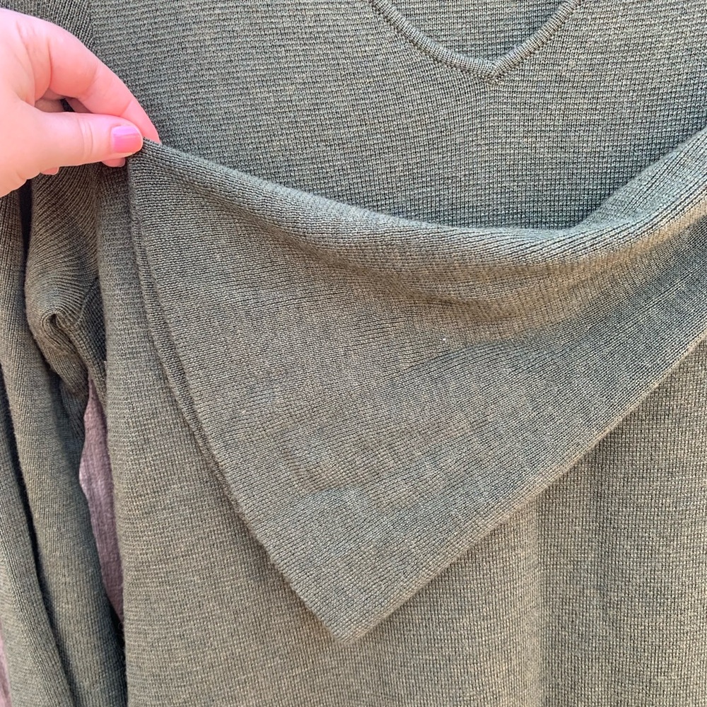 Talbots olive green dress - Picture 4 of 5